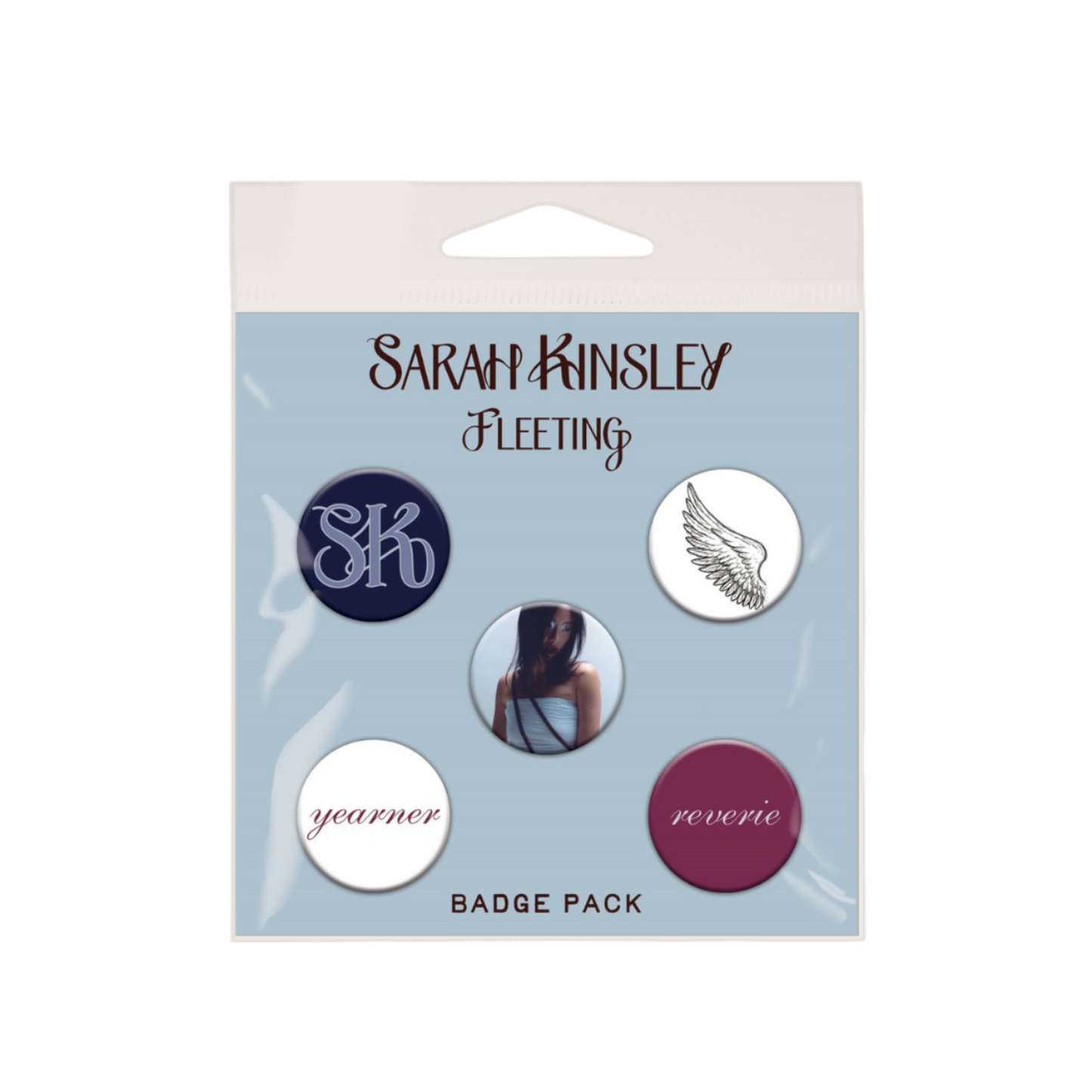 Sarah Kinsley Fleeting Badge Pack