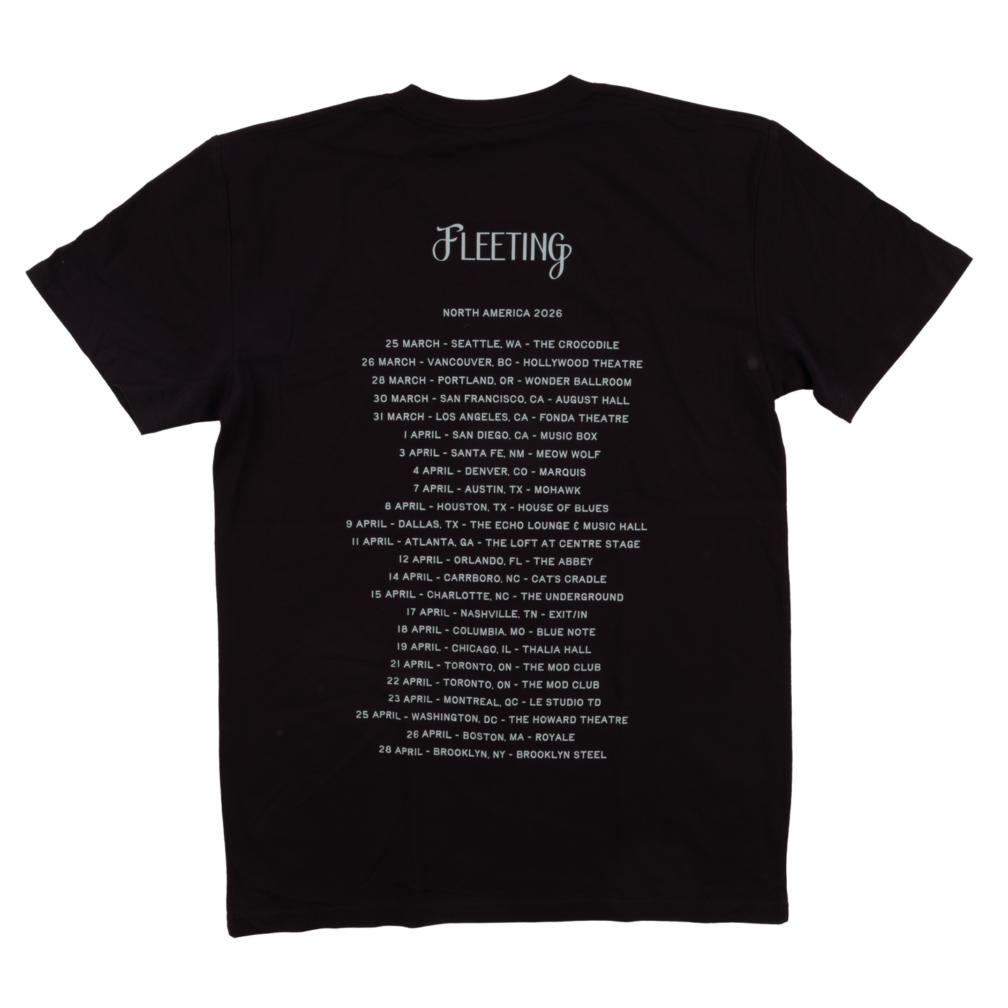 Fleeting Tour Tee